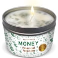 thumbnail image 1 of Magnificent 101 Long Lasting Money Aromatherapy Candle | 6 Oz - 35 Hour Burn | Made of Sage Scented Soy Wax Candle for House Energy Cleansing, Purification & Manifestation | Boost Your Cash Flow, 1 of 7