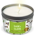 thumbnail image 1 of Magnificent 101 Long Lasting Sage + Clove Scented Smudge Candle | 6 Oz - 35 Hour Burn Time | Soy Wax Candle for House Energy Cleansing & Manifestation | Energize Your Financial Journey, 1 of 7
