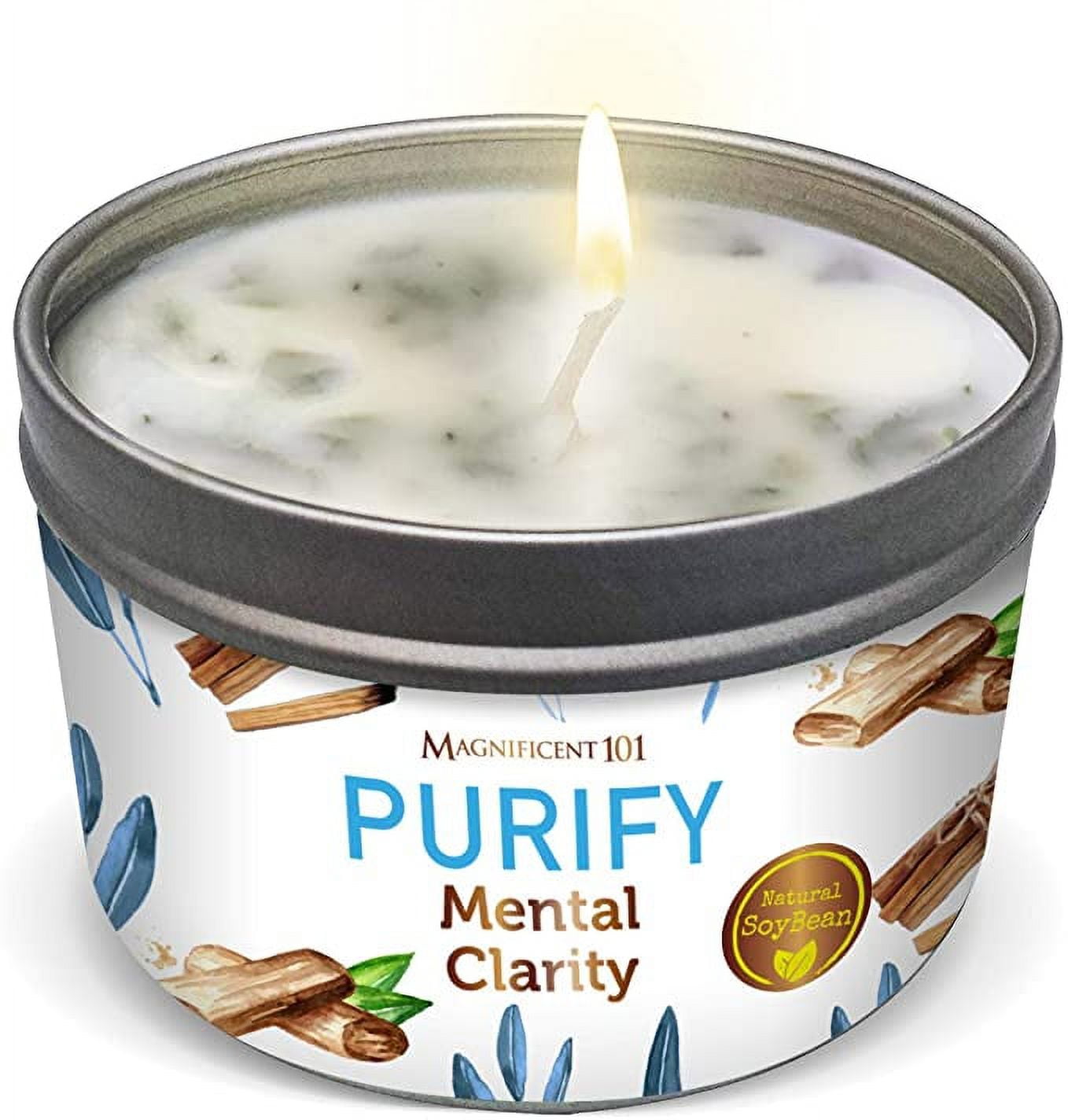 Purify Mental Clarity Red Soy Aromatherapy Candle