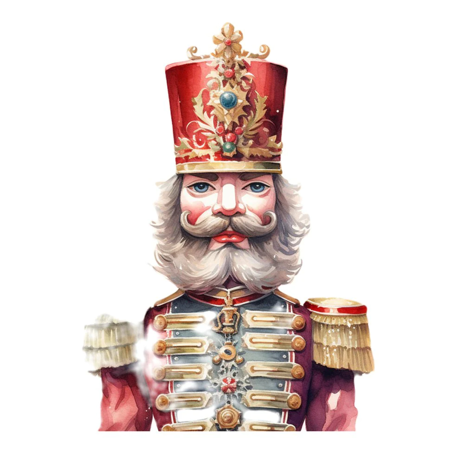 Magnificent Christmas Nutcracker 11 Fabric Panel