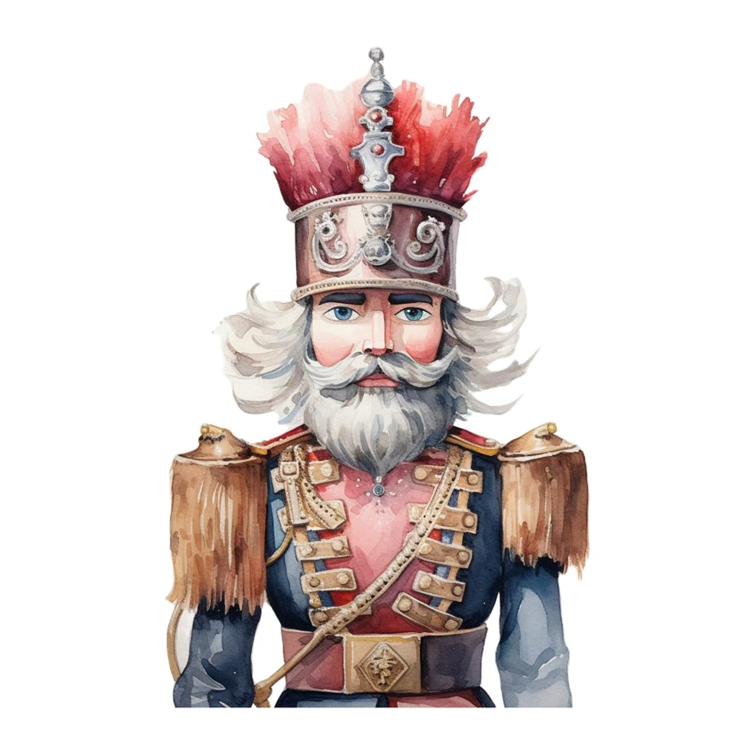 Magnificent Christmas Nutcracker 12 Fabric Panel