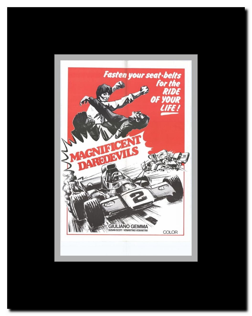 Magnificent Daredevils Framed Movie Poster