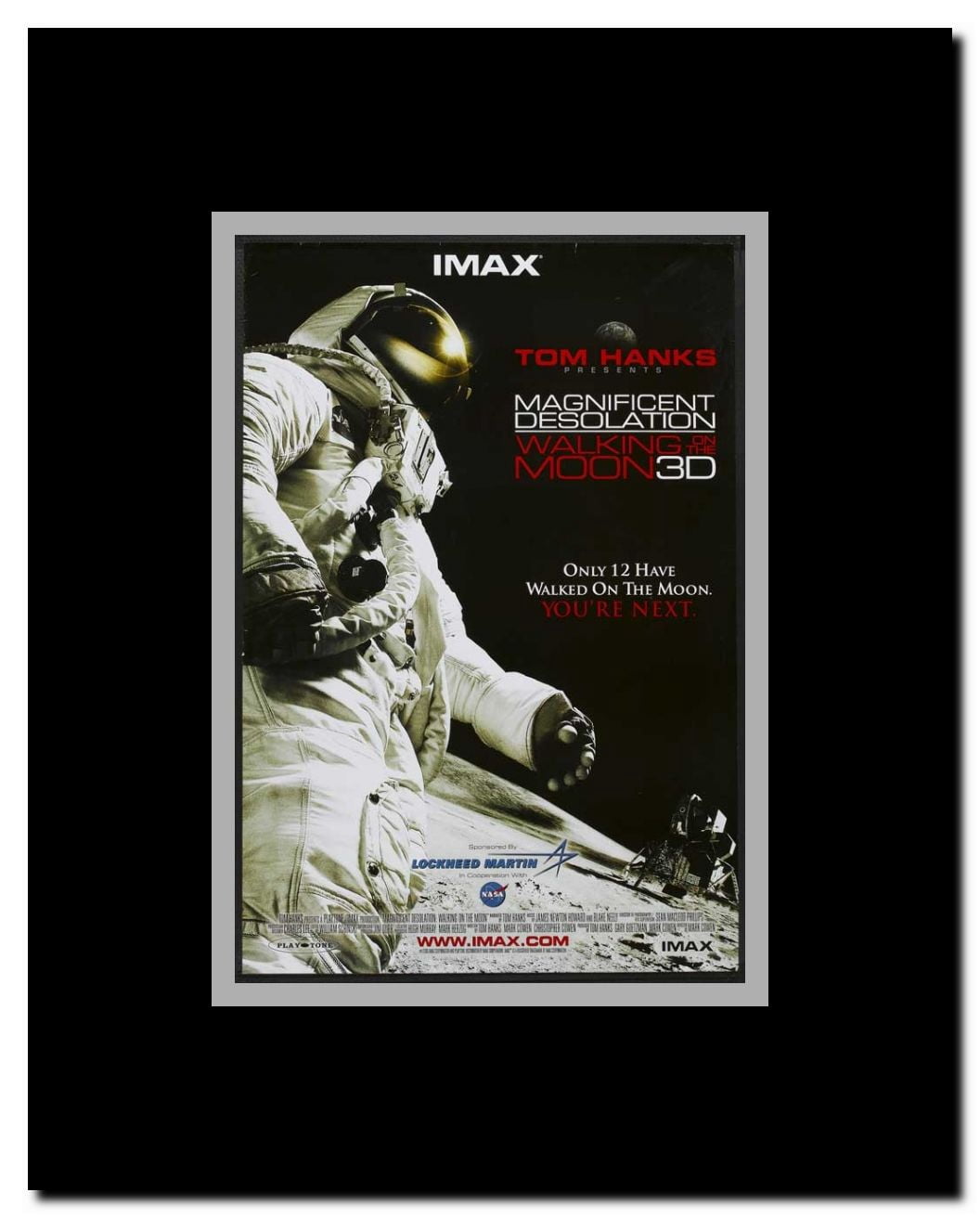 Magnificent Desolation: Walking on the Moon 3D Framed Movie Poster