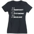 thumbnail image 1 of Magnificent Outstanding Marvelous MOM Tshirt Mothers Day Gift Tee Color Black Small, 1 of 2
