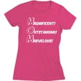 thumbnail image 1 of Magnificent Outstanding Marvelous MOM Tshirt Mothers Day Gift Tee Color Pink Large, 1 of 2