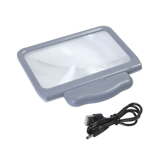 Magnifier Glass Loupe Magnifier Lens Inspection Magnifier Handheld Magnifier with LED Light for Sennior Reading