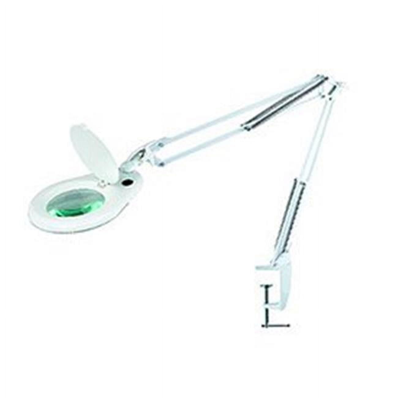 Magnifier Workbench Lamp with Bench Clamp White