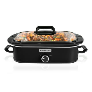  All-Clad Electrics Stainless Steel and Ceramic Slow Cooker with  Insert and Lid 6.5 Quart Nonstick 320 Watts Oval Shaped, Programmable,  Dishwasher Safe: Home & Kitchen