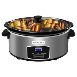 7 Qt. Stainless Steel Slow Cooker with Keep Warm Setting 7 Qt. Stainless Steel Slow Cooker with Keep Warm Setting
