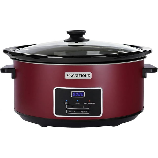 Magnifique 7 Quart Programmable Slow Cooker, Kitchen Appliances