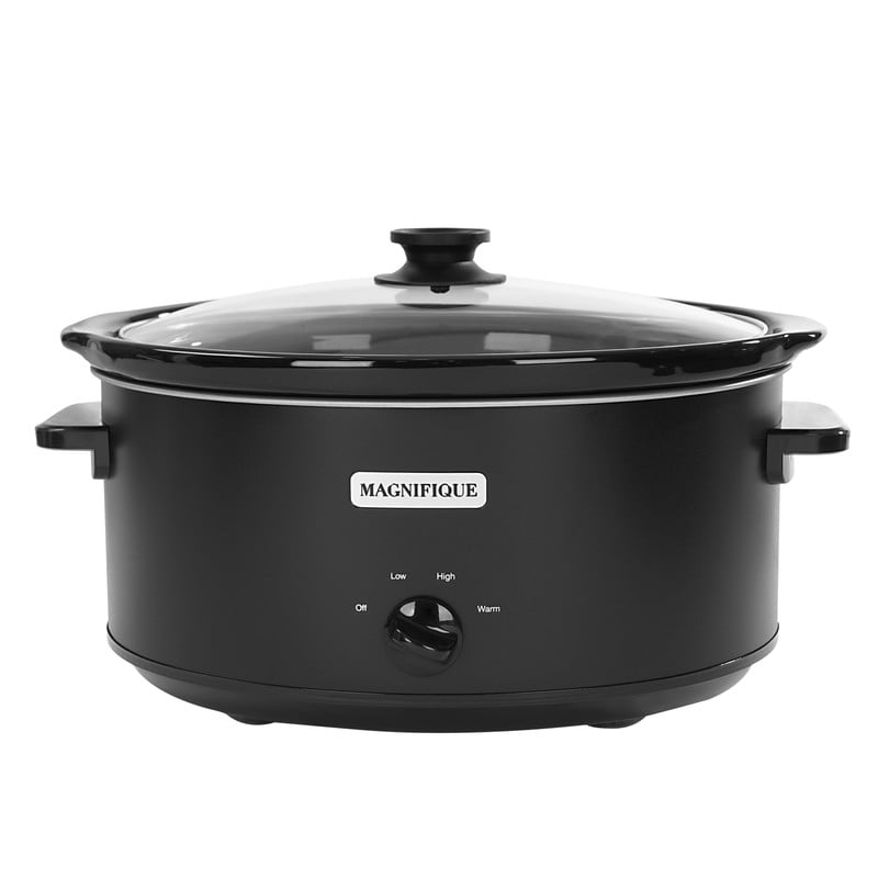 Magnifique 7qt Large Capacity Manual Slow Cooker Food Warmer with 3