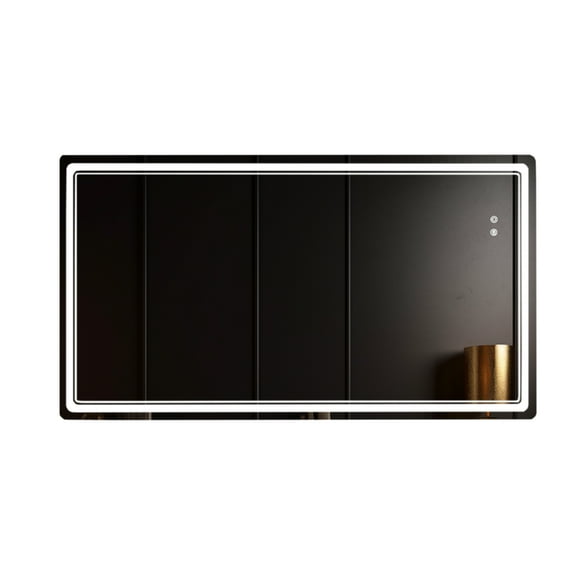 Magnifique Led Mirror for Bathroom Rectangle Vanity Mirror with Lights Adjustable 3 Colors, 27"L x 48"W