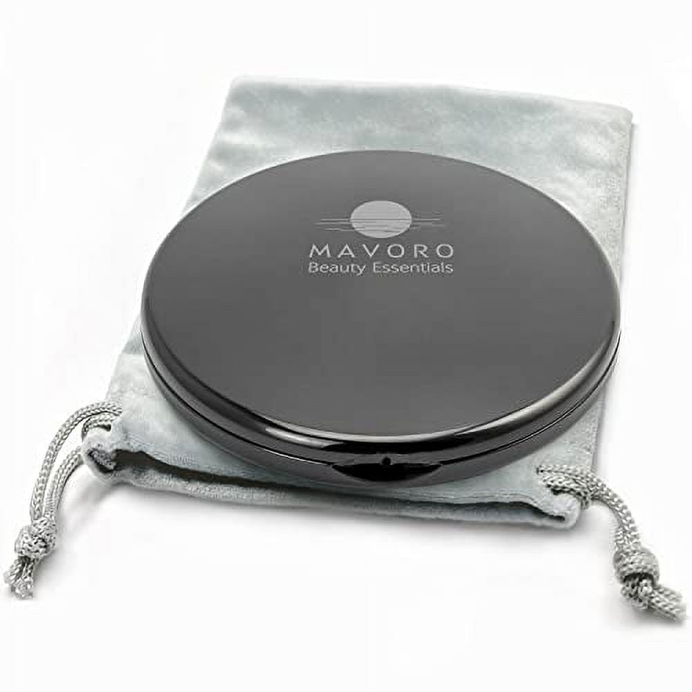 Magnifying Compact Mirror for Purses, 1x/10x Magnification Double