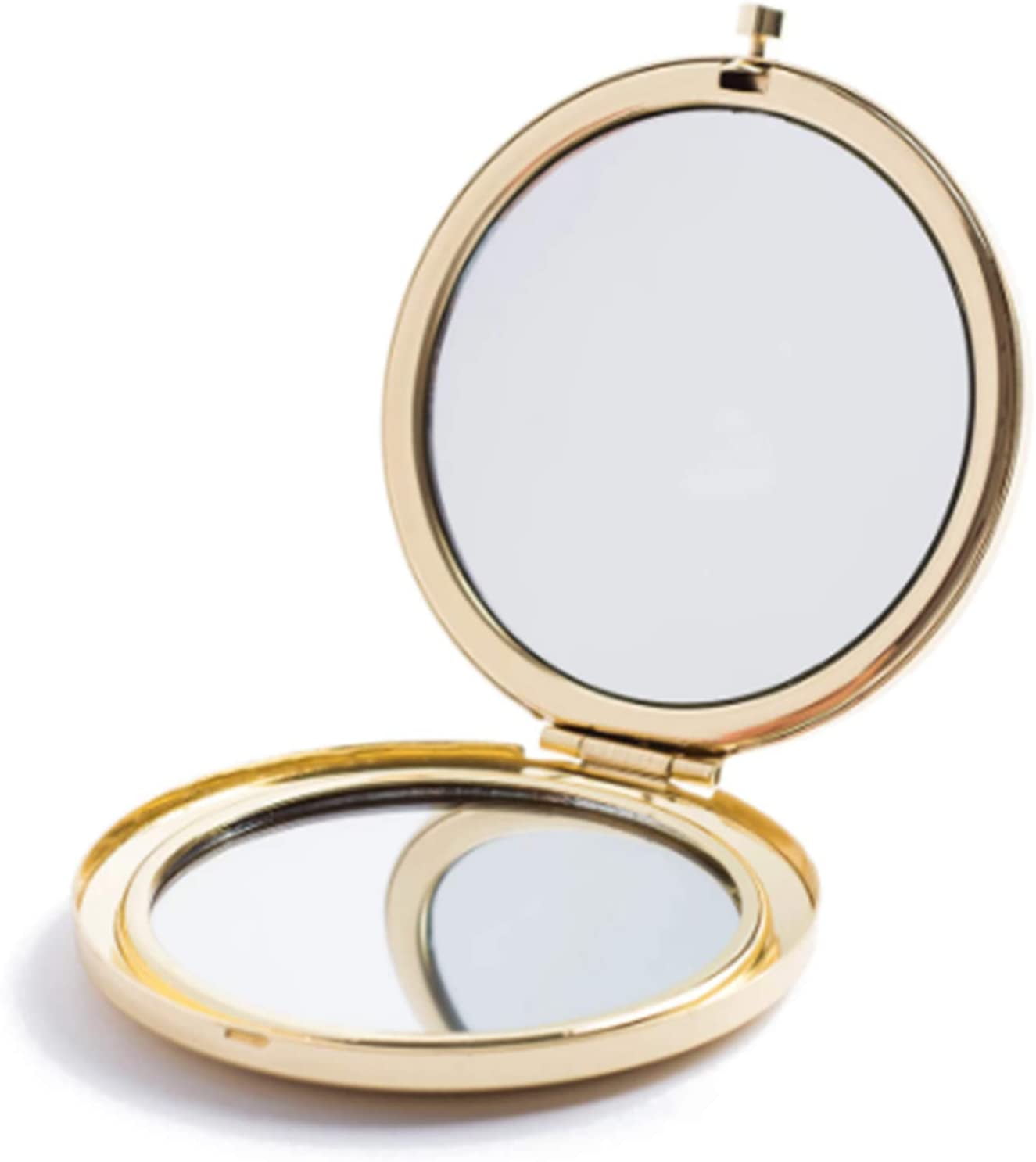 Magnifying Compact Mirror for Purses Double Sided Travel Makeup Mirror