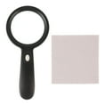 Magnifying Glass 10X Portable Handheld Magnifier with 12 LED Light for