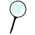 thumbnail image 1 of Magnifying Glass, 4" (100mm) Diameter - Unbreakable Plastic Mount with Handle - Eisco Labs, 1 of 2