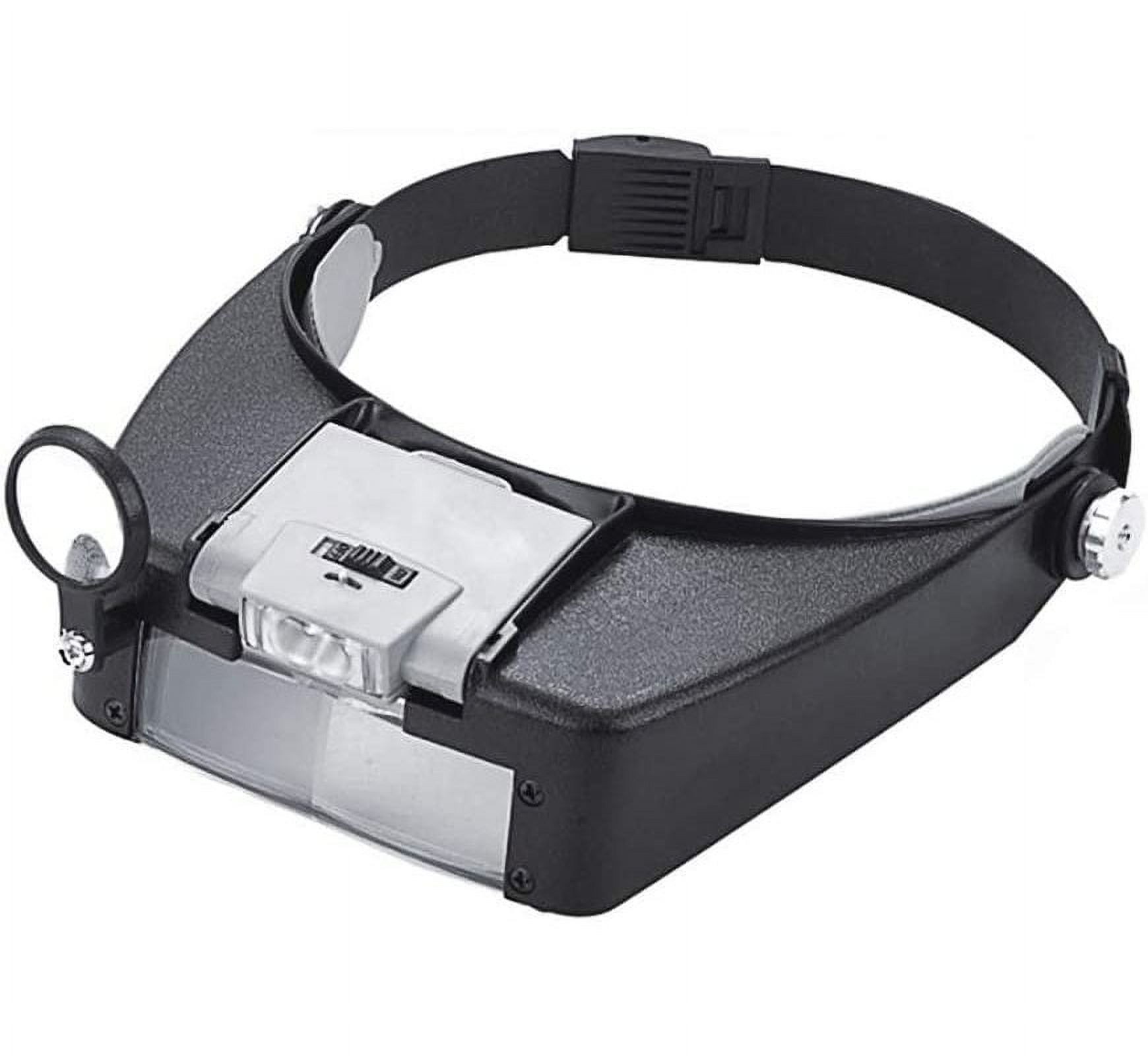 Magnifying Glass Headband Loupe Hands Free Head Magnifier Loupe Glasses LED Jeweler Loupe for
