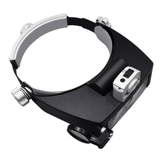 US Headband Headset LED Head Lamp Light Jeweler Magnifying Glass Loupe  Tools LHS