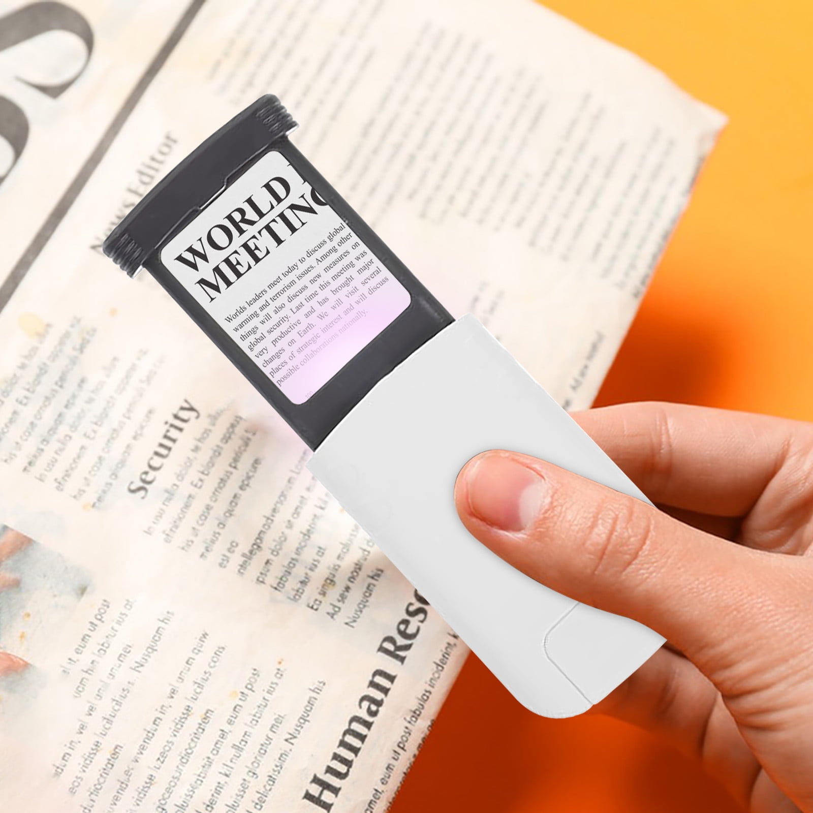 Magnifying Glass with Light, 4X Folding Handheld Folding Reading