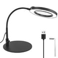 thumbnail image 1 of Magnifying Glass with Light and Stand 5 Color Modes LED Lighted Magnifier Desk Lamp Hands Free Magnifier Flexible Reading Magnifier Light for Craft Painting Sewing Close Work, 1 of 9