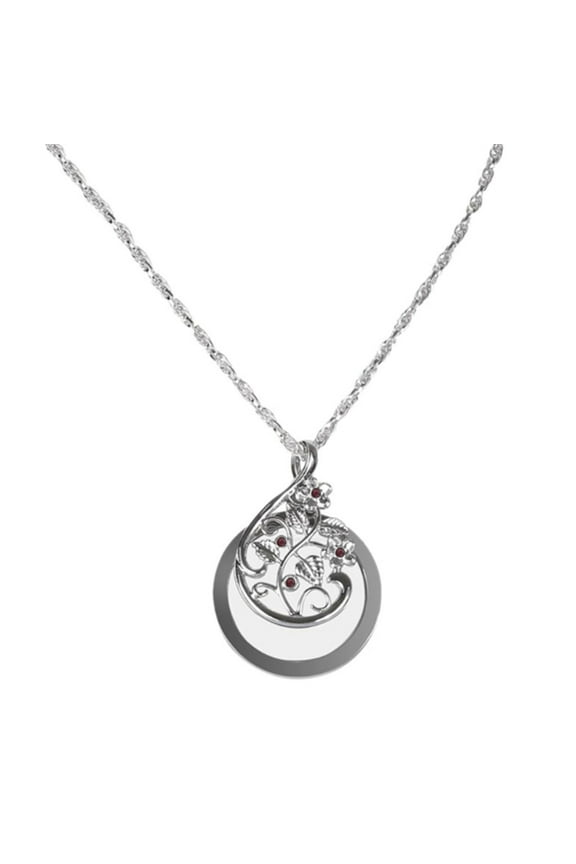 Magnifying Glass Long Necklace with Reading Magnifying Glass Pendant for Women