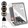 thumbnail image 1 of Magnifying Glass with 48 LED Lights Folding Handheld Magnifier for Jewelry Crafts Macular Degeneration Seniors Reading(Grey), 1 of 7