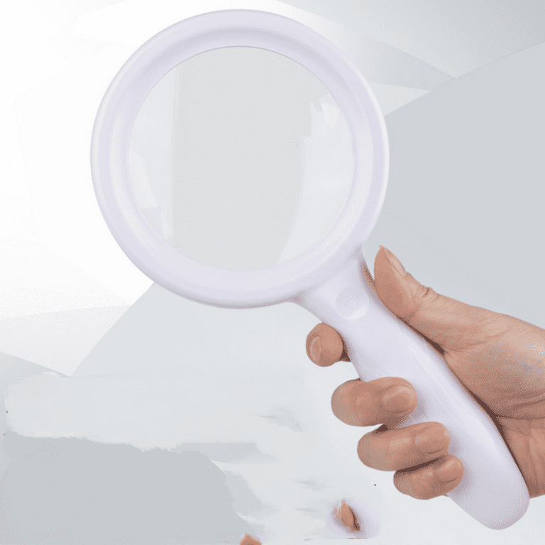 Magnifying Glass, Magnifying Glass with Light 30X 60X Powerful Magnifying Glass - Magnifying Glass for Reading Large Magnifying Glass Hand Held