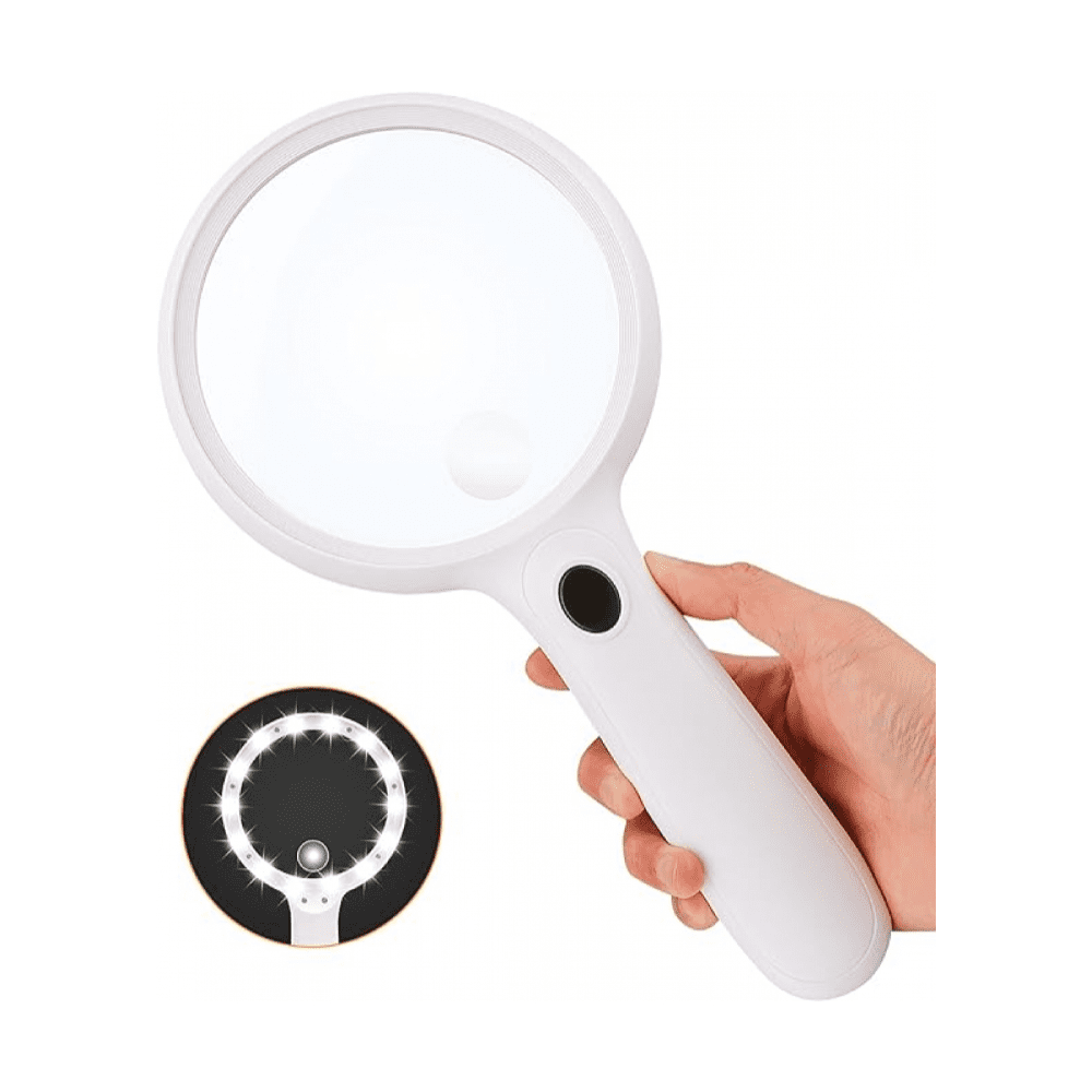 Magnifying Glass with Light, 4.7inch Extra Large Magnifier with 14Led
