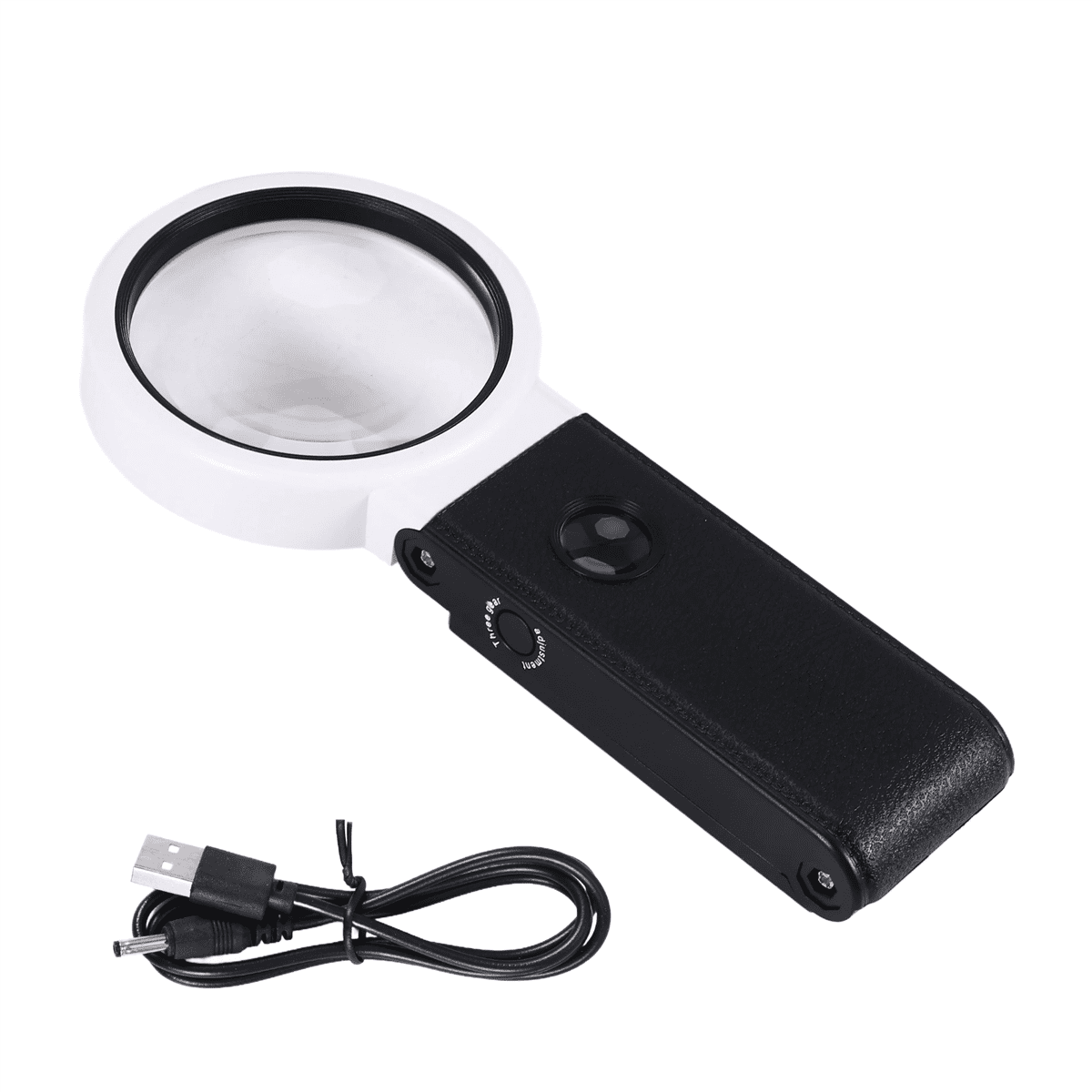 Magnifying Glass with Light and Stand, Hands Free Handheld 6X 25X Adjustable Folding Magnifier Led Lighted