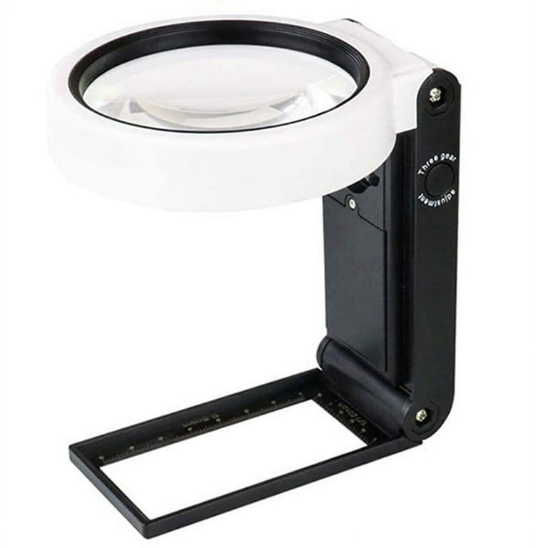 Magnifying Glass with Light and Stand,with Led Lighted