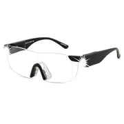 Magnifying Glasses with Light – 250% Magnification LED Magnifier Eyeglasses for Reading,Crafts,Jewelry,Sewing – Hands-Free Adjustable Vision Aid for Close Work