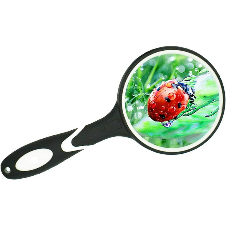 Handheld Magnifying Glass Reading Magnifier for Seniors & Kids