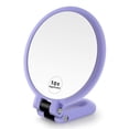 thumbnail image 1 of Magnifying Mirror, 10X Hand Mirror with Handle for Travel Magnifying Mirror, Handheld Magnifying Mirror with Double Side 10X/1X Magnification, Folding Makeup Mirror Hand Held Mirror for Eyes Makeup, 1 of 8