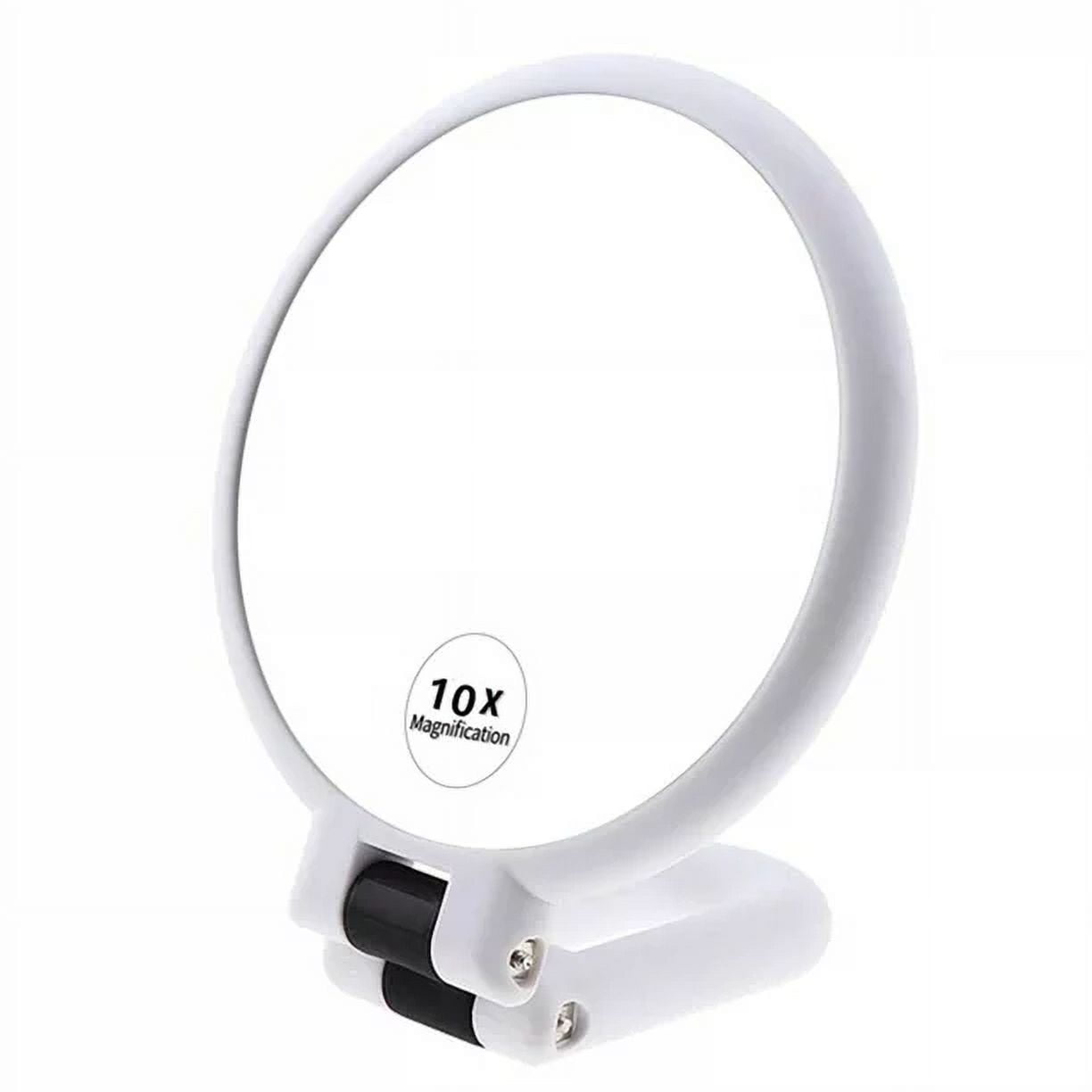 Magnifying Mirror, 10X Hand Mirror with Handle for Travel Magnifying