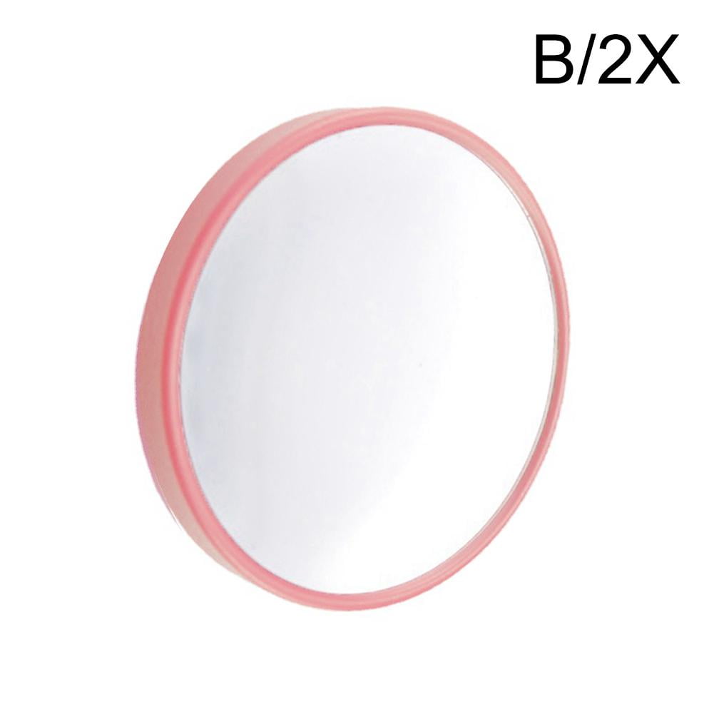 Magnifying Mirror With Two Suction Cups Bath Magnification Framed Round