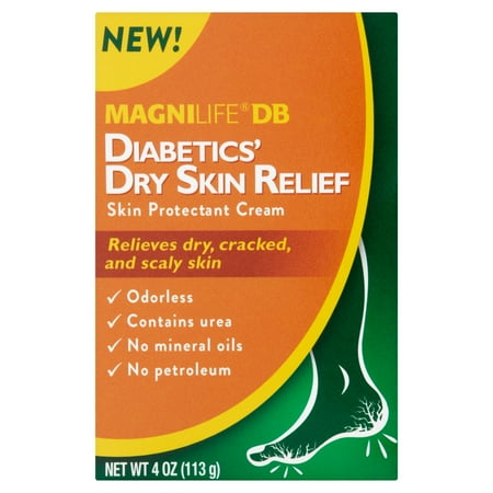 Magnilife DB Diabetics' Dry Skin Relief & Protectant Cream, 4 Oz.