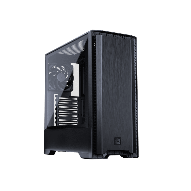 Magniumgear Neo Silent ATX Mid-tower, Silent front design, 1x 120 fan,  Black 