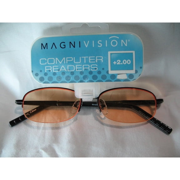 Magnivision Computer Readers half rim Dustin RTC3 2.00