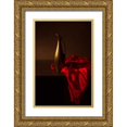 thumbnail image 1 of Magnola 17x24 Gold Ornate Wood Framed with Double Matting Museum Art Print Titled - Still Life With Red Cloth, 1 of 4