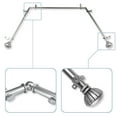 thumbnail image 1 of Magnolia 13/16" Bay Window curtain rod 20"-36", 38"-72" - Satin Nickel, 1 of 4