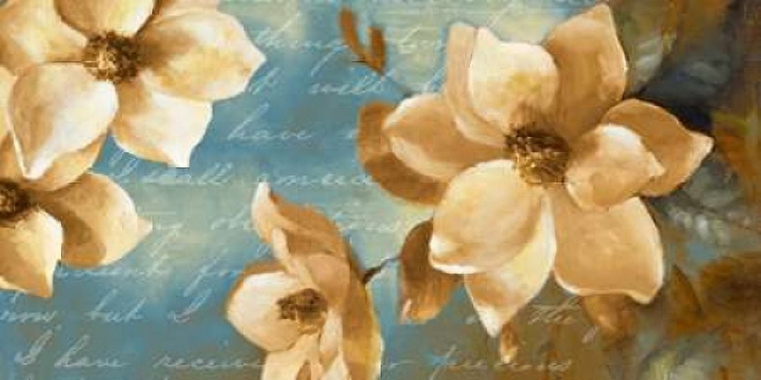 Magnolia Aglow I Canvas Art - Lanie Loreth (24 x 48)