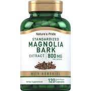 Magnolia Bark Extract 800mg | 120 Capsules for Men and Women | by Piping Rock