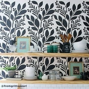 Magnolia & Berries Wall Stencil