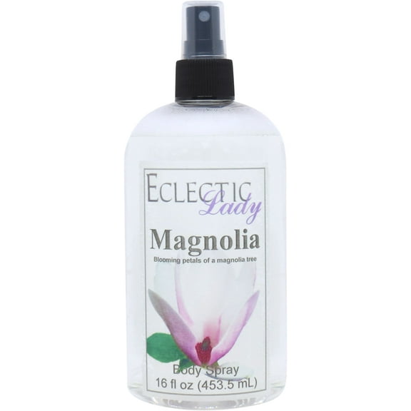 Magnolia Body Spray, Eclectic Lady, Hydrating Mist, Unisex, 16 oz