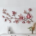 thumbnail image 1 of Magnolia Branch Floral Metal Wall Art Sculpture Decorative Wall Decor, 1 of 8