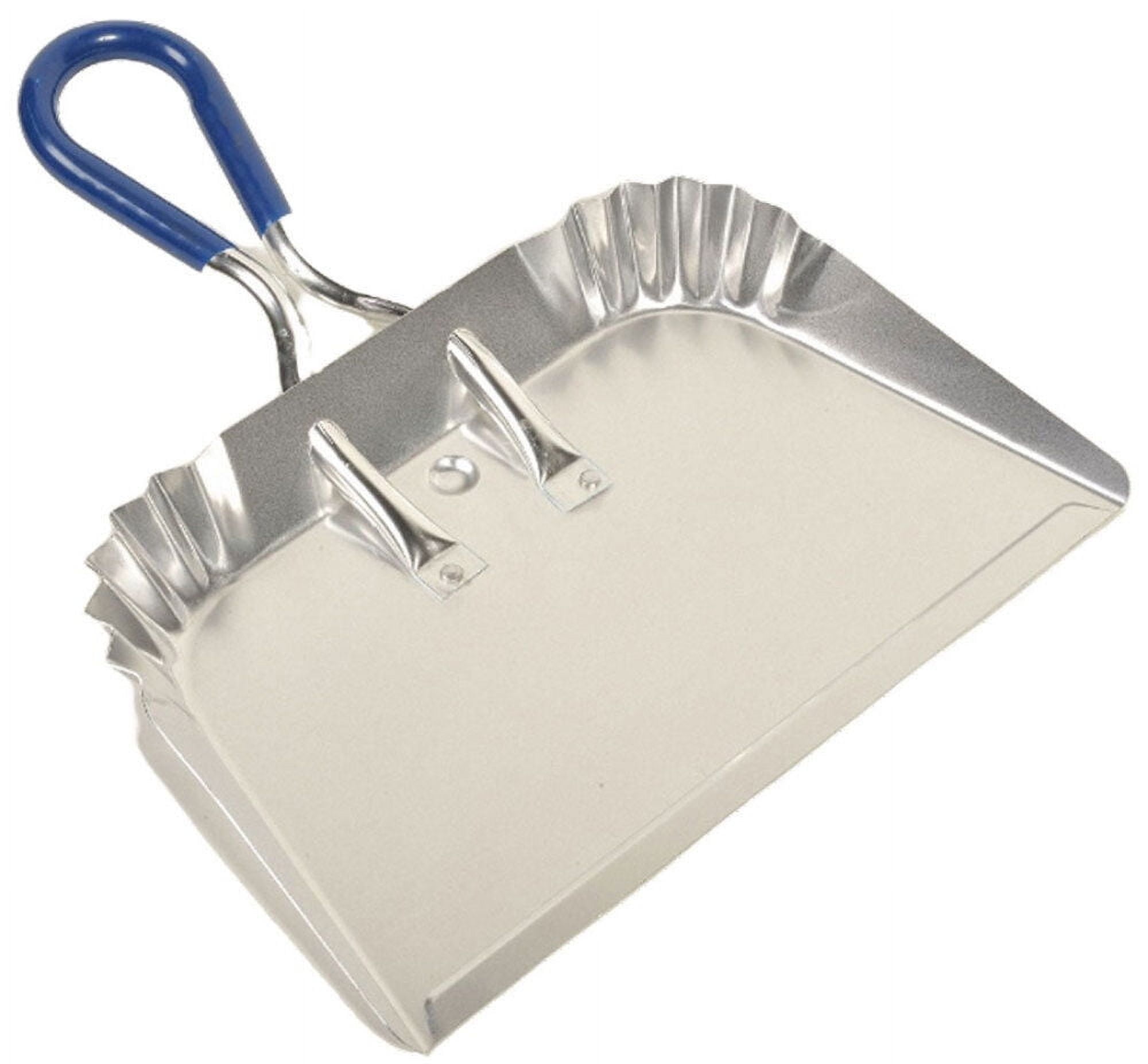 Amaroq Large Silver Aluminum Dustpan with Reinforced Corners
