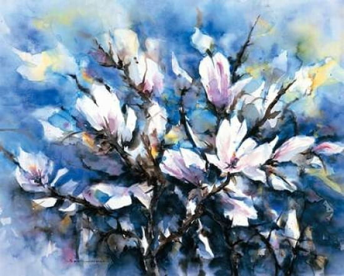 Magnolia Canvas Art - Klaske Kalsbeek-Vlasma (24 x 30)
