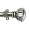 thumbnail image 1 of Magnolia Decorative Window Curtain Rod 48-84" - Satin Nickel, 1 of 3