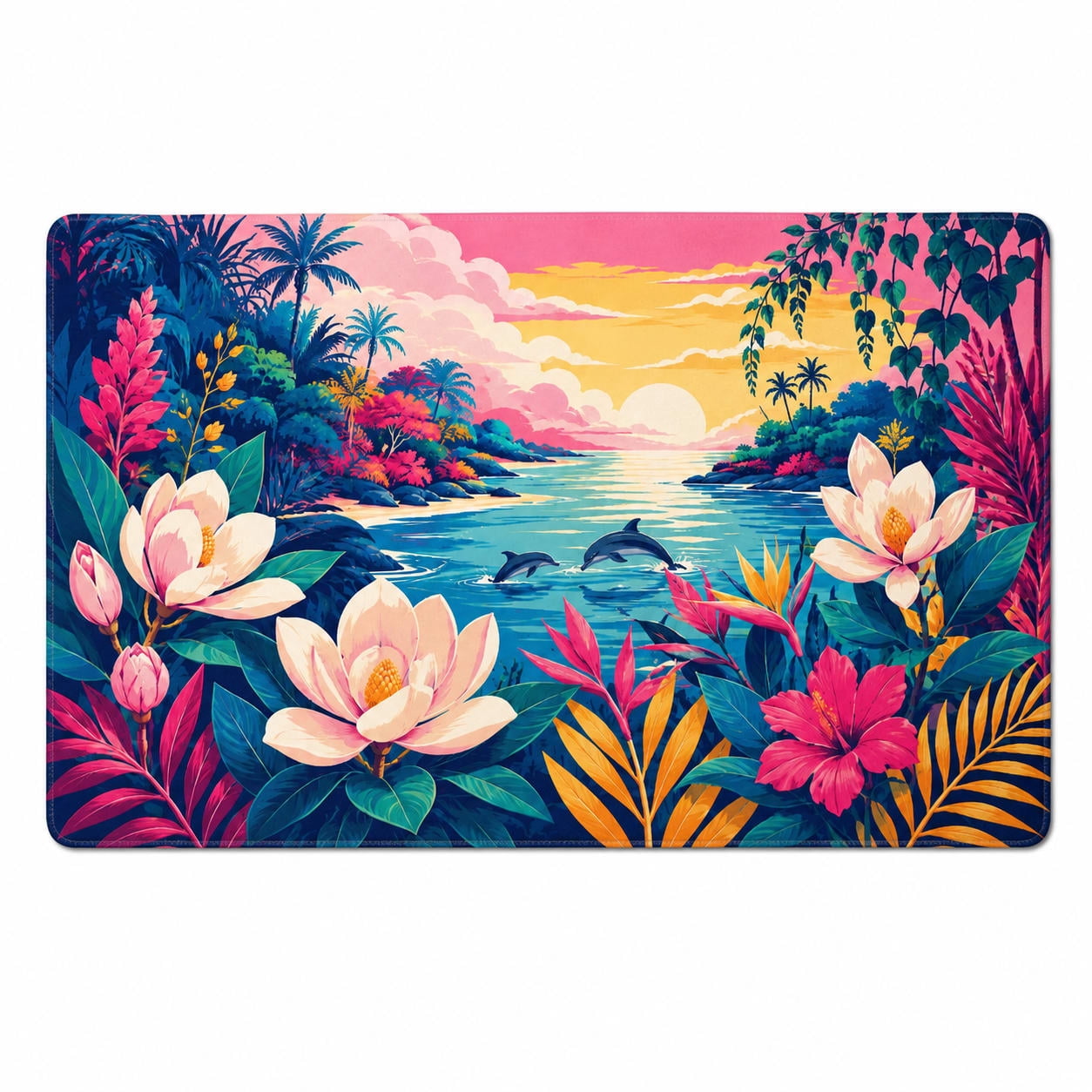 Magnolia Dolphin Breeze Rectangle Rug for Sunroom - Walmart.com