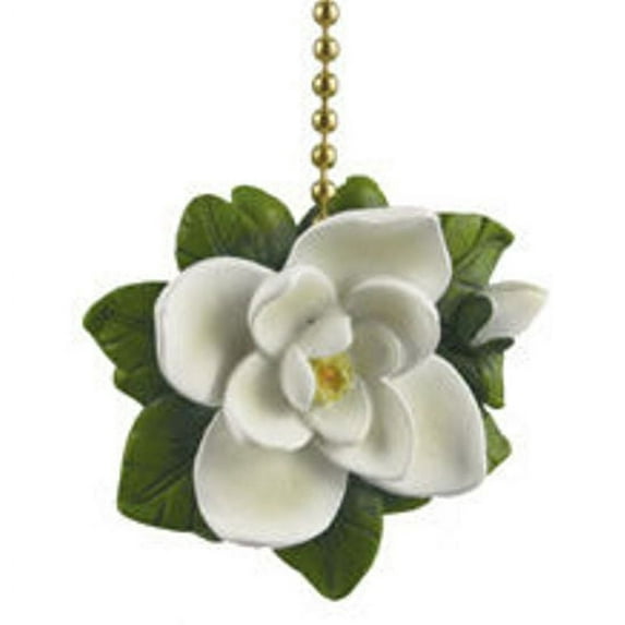 Magnolia Flower Floral Ceiling Fan Light Pull
